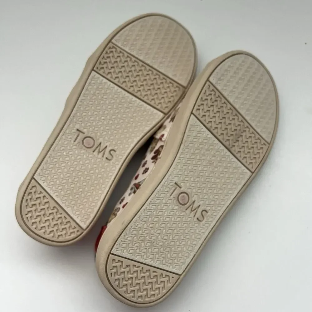 Toms Classics Canvas Slip On Alpargata Flat Shoes Pound Puppy Puppies Youth 13.5